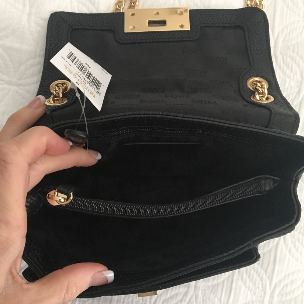 NWT Black Michael Kors Shoulder or Crossbody Bag - Picture 3 of 7